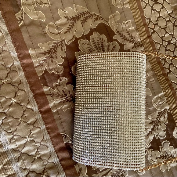 Diamanté Evening Clutch with shoulder chain - Picture 7 of 11